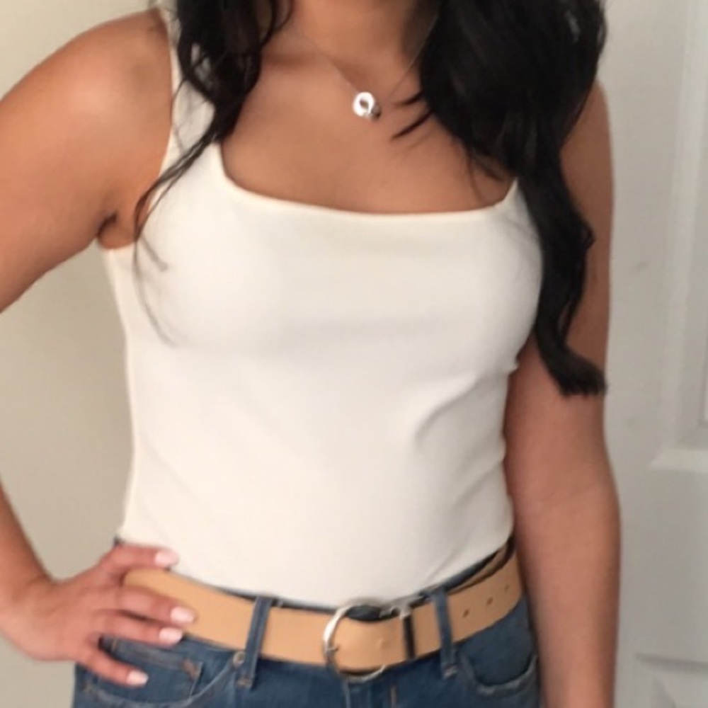White Express bodysuit